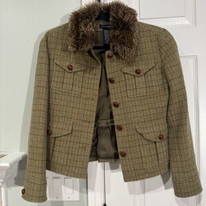 Ralph Lauren Brown and Tan Jacket 
Shorts sold separately